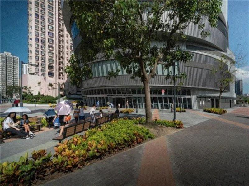 ? P&T Architects and Engineers Ltd,香港元朗公共图书馆暨体育馆 / P&T 巴马丹拿,体育馆,香港,公共图书馆,巴马,建筑,建筑师,Engineers,平面图,新建筑,工程师