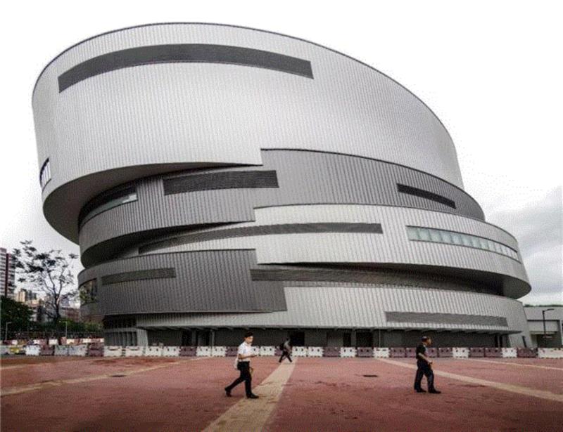 ? P&T Architects and Engineers Ltd,香港元朗公共图书馆暨体育馆 / P&T 巴马丹拿,体育馆,香港,公共图书馆,巴马,建筑,建筑师,Engineers,平面图,新建筑,工程师