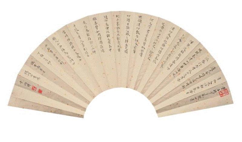 【古韵今声】西泠印社藏历代印章原拓题跋扇面展(八),古韵,西泠印社,印章,题跋,扇面,白文,朱文,西泠,丁酉,秦汉