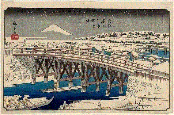 △日本橋雪中,@RT U | 要我说，真的找不到比浮世绘更适合纹身的艺术了,纹身,浮世绘,@RT,日本,国芳,江户,叶锦添,美术馆,江户时代,水浒传