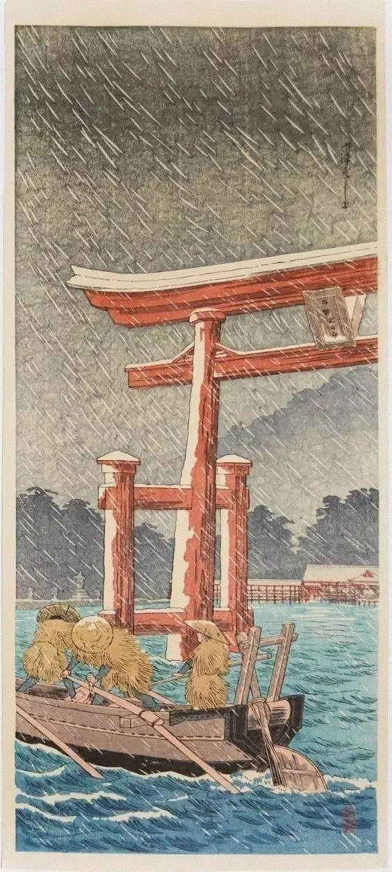 △严島神社,@RT U | 要我说，真的找不到比浮世绘更适合纹身的艺术了,纹身,浮世绘,@RT,日本,国芳,江户,叶锦添,美术馆,江户时代,水浒传