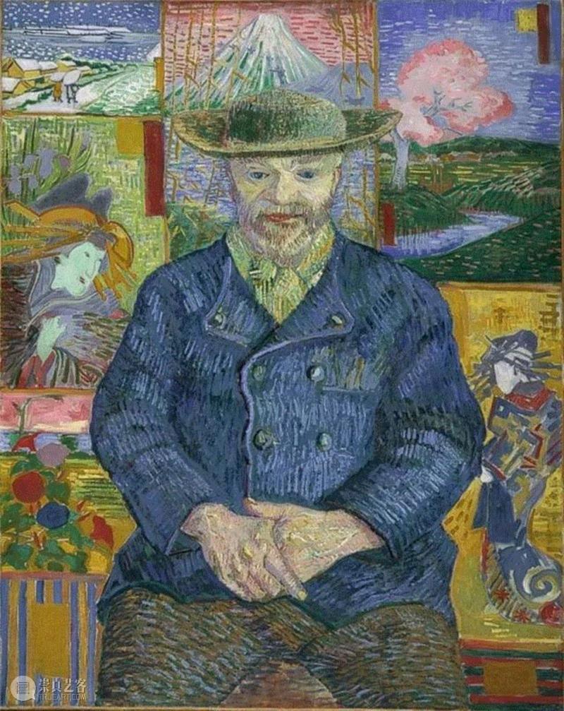 △Vincent van Gogh, Portrait of Père Tanguy, 1