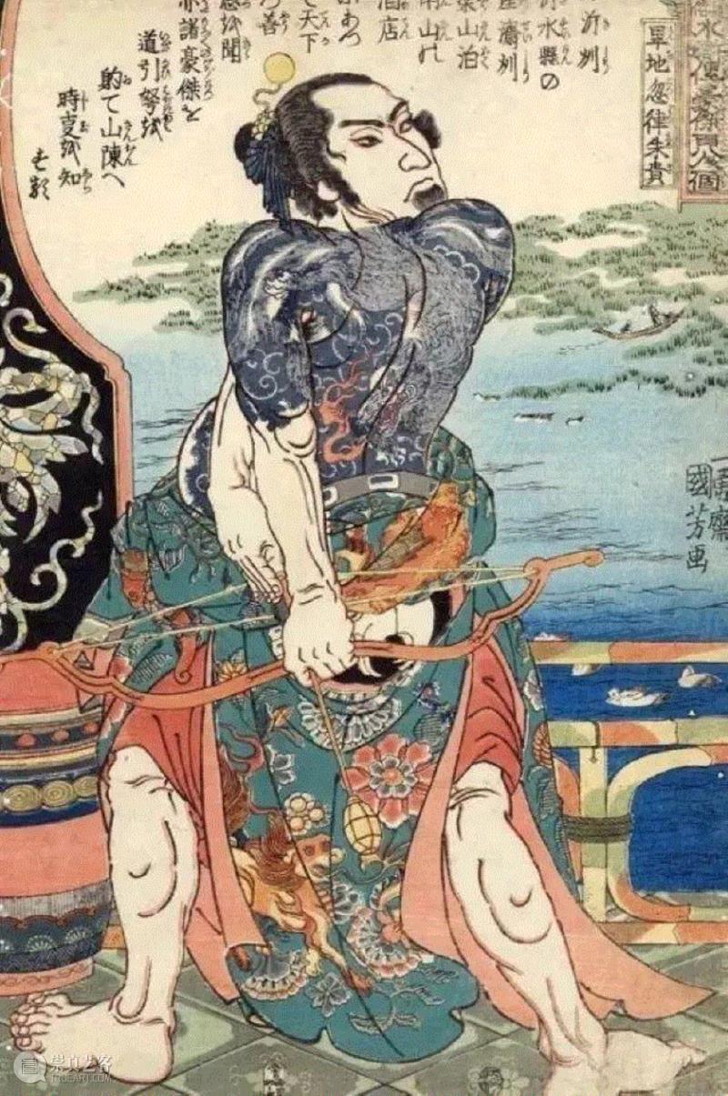 △旱地忽律朱贵,@RT U | 要我说，真的找不到比浮世绘更适合纹身的艺术了,纹身,浮世绘,@RT,日本,国芳,江户,叶锦添,美术馆,江户时代,水浒传