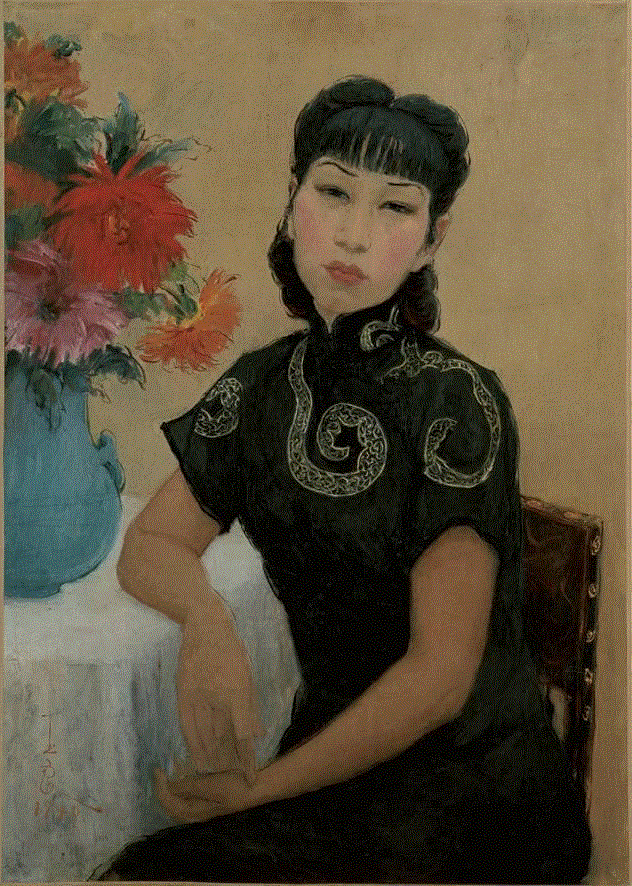 图4：潘玉良自画像（1939年作，安徽省博物院藏）&nbsp;,生产 | 女性的处境：潘玉良与中国现代美术,潘玉良,中国现代美术,女性,处境,上海美专,潘赞化,美术,自画像,刘海粟,退学