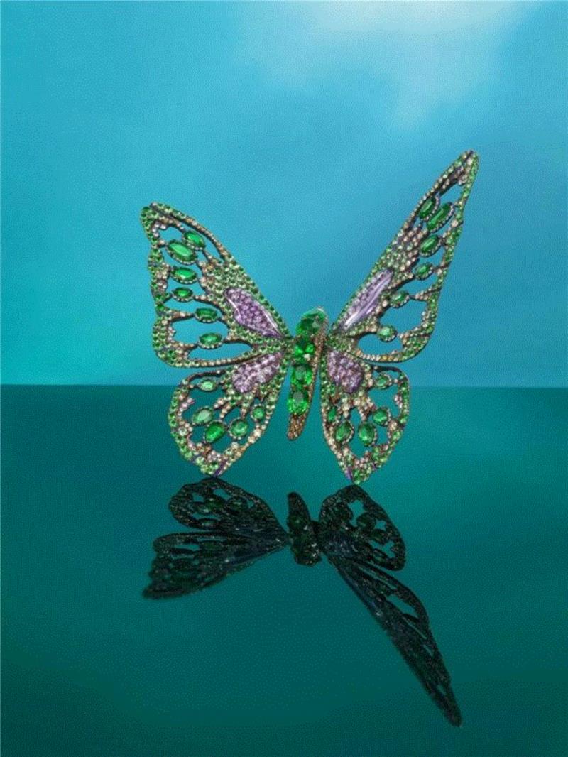 寶石胸針,佳士得香港秋拍瑰麗珠寶及翡翠首飾精選拍品搶先看,拍品,佳士得香港,翡翠,秋拍,香港,戒指,拍賣,水晶,珍珠,本季