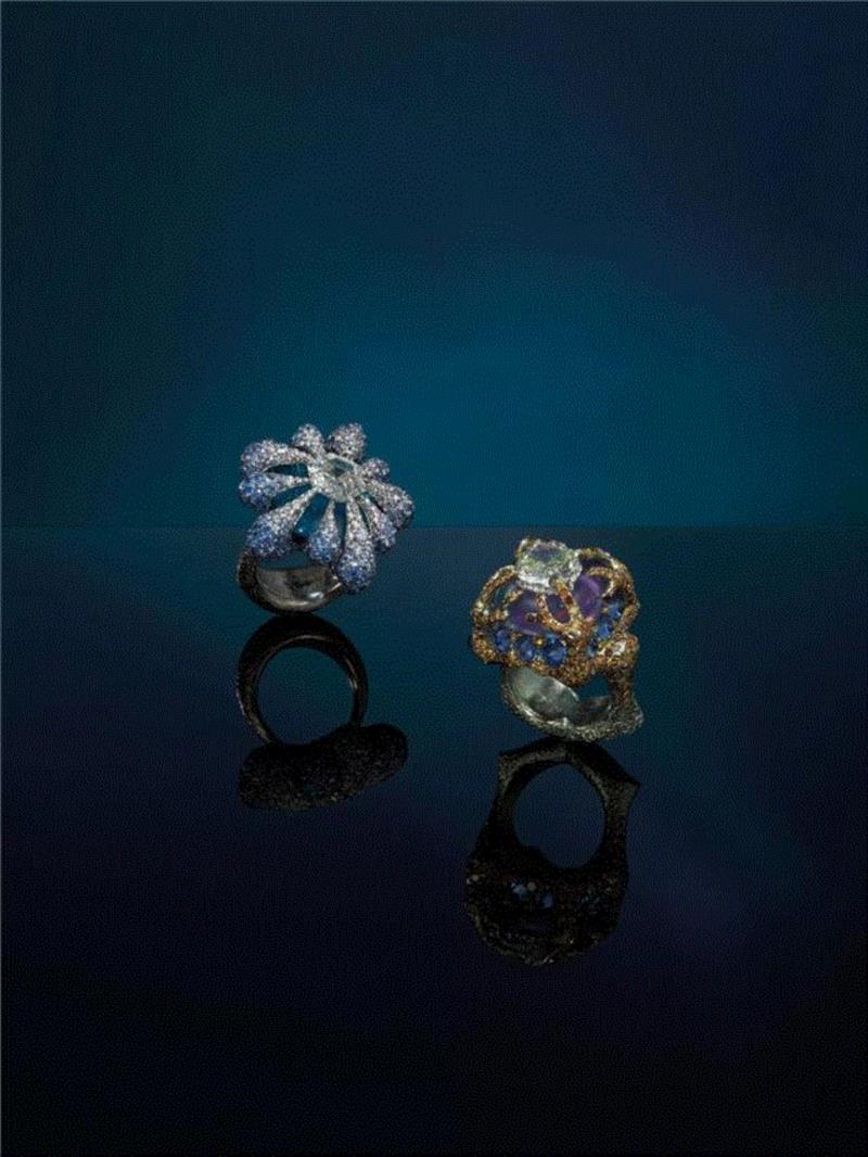 鑽石及寶石戒指陳世英設計估價：港元&nbsp;400,000 - 650,000&nbsp; &nb