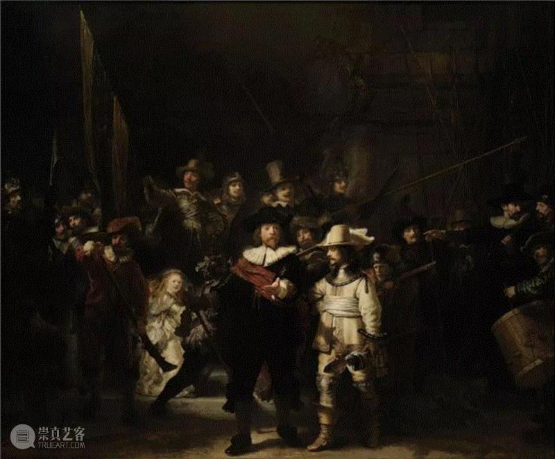 伦勃朗作品《夜巡》,看完这些关于艺术的小故事，感觉特别涨姿势……,姿势,毕加索,梵高,提奥,画像,涂鸦,房子,沃霍尔,箱子,格尔尼卡