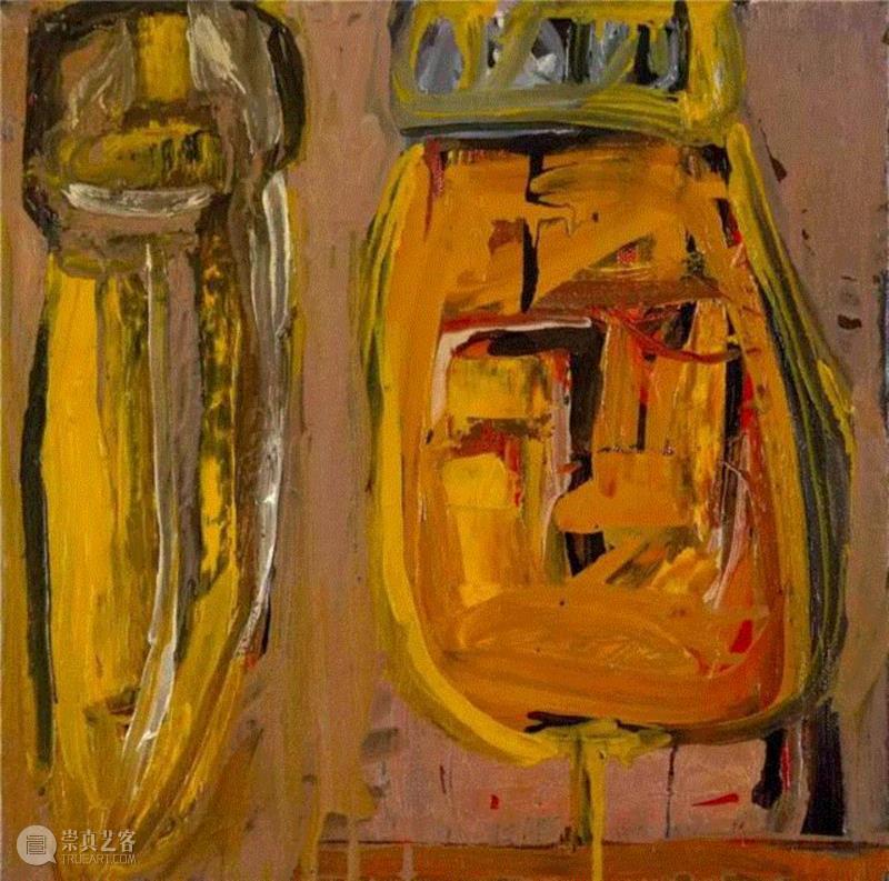 ▲ 伊娃·海瑟（Eva Hesse），《无题》（No title），1960，油彩 布上，