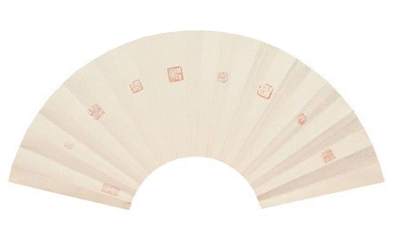 【古韵今声】西泠印社藏历代印章原拓题跋扇面展（六）,西泠印社,古韵,印章,题跋,扇面,朱文,白文,篆刻,丁酉,刀法