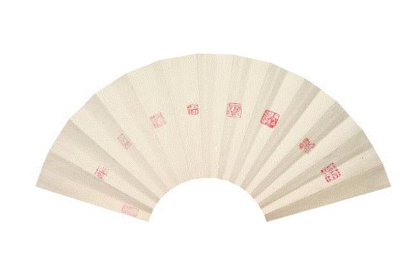 【古韵今声】西泠印社藏历代印章原拓题跋扇面展（六）,西泠印社,古韵,印章,题跋,扇面,朱文,白文,篆刻,丁酉,刀法