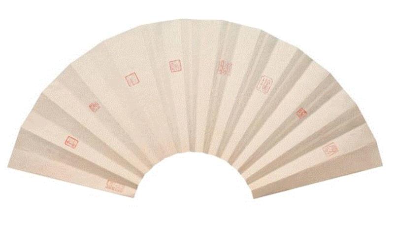 【古韵今声】西泠印社藏历代印章原拓题跋扇面展（六）,西泠印社,古韵,印章,题跋,扇面,朱文,白文,篆刻,丁酉,刀法