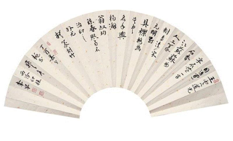 【古韵今声】西泠印社藏历代印章原拓题跋扇面展（六）,西泠印社,古韵,印章,题跋,扇面,朱文,白文,篆刻,丁酉,刀法