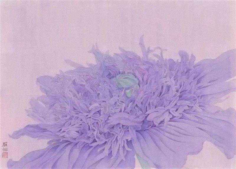 《萦》108cmx79cm 纸本设色 2015,【因赛艺术】杨雁翎:当我的身心全都交付给笔尖,身心,笔尖,绢本设色,香港,画展,纸本,画画,山东,二等奖,亚洲当代艺术展