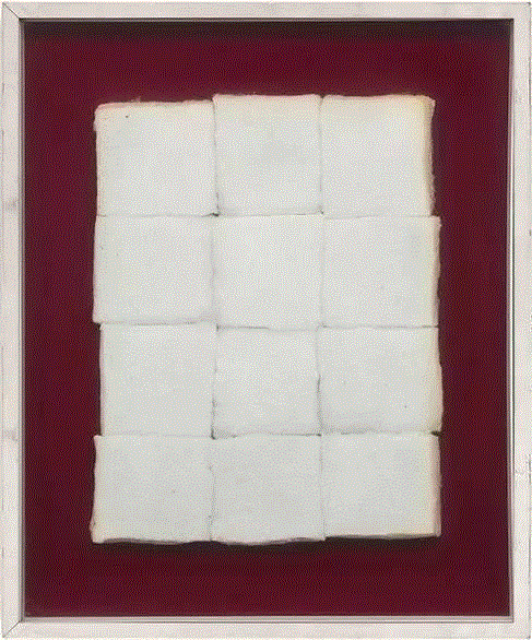 ▲ 皮耶罗·曼佐尼（Piero Manzoni），《无色画》（Achromes），c.19