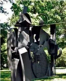 《高山上的城市》，1983年，美国纽约山城国家艺术中心,我不是女权主义者，我不过恰巧是一位女性艺术家 ——路易斯·内维尔森 ,女性艺术家,雕塑家,雕塑,Nevelson,Louise,路易斯·内维尔森