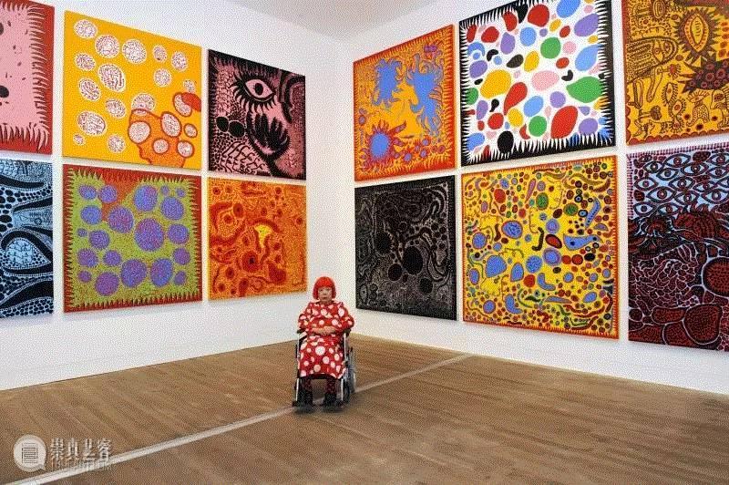 2012年，草间弥生亲临英国伦敦泰特现代美术馆，作品《我的永恒灵魂》首度曝光,草间弥生：每个圆点中 簇放一生,乔治亚·欧姬芙,女性艺术家,圆点,草间弥生