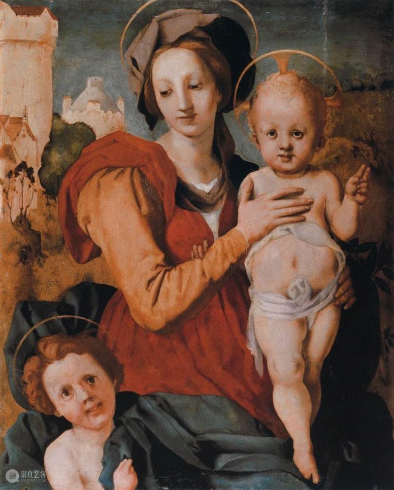 蓬托尔莫《Madonna and Child with the Young St John the 