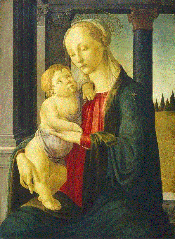 《维纳斯》,史上最美的女神 | 波提切利,波提切利,维纳斯,女神,Botticelli,佛罗伦萨,Sandro,美第奇家族,with,Child,Saint