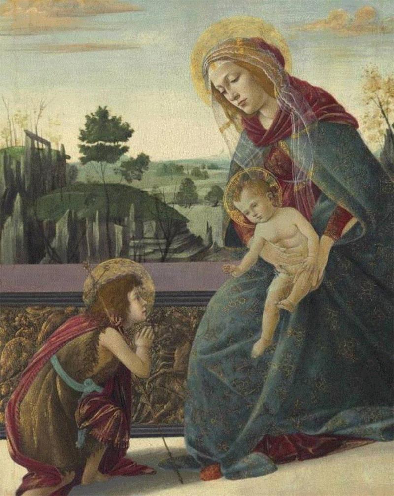 《维纳斯》,史上最美的女神 | 波提切利,波提切利,维纳斯,女神,Botticelli,佛罗伦萨,Sandro,美第奇家族,with,Child,Saint