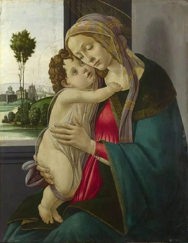 《维纳斯》,史上最美的女神 | 波提切利,波提切利,维纳斯,女神,Botticelli,佛罗伦萨,Sandro,美第奇家族,with,Child,Saint