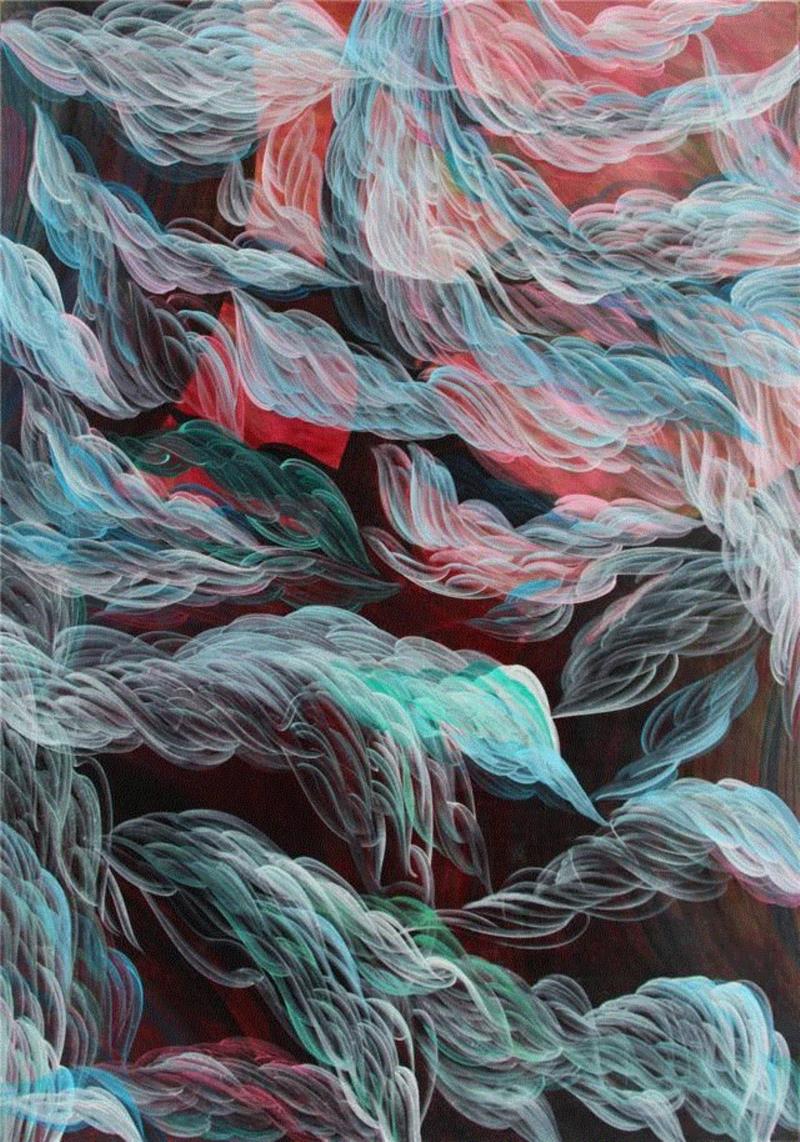 彭博 Peng Bo`s works,彭博,Peng,works,北京,青年,重庆,画廊,冥想,青年艺术家,布面丙烯