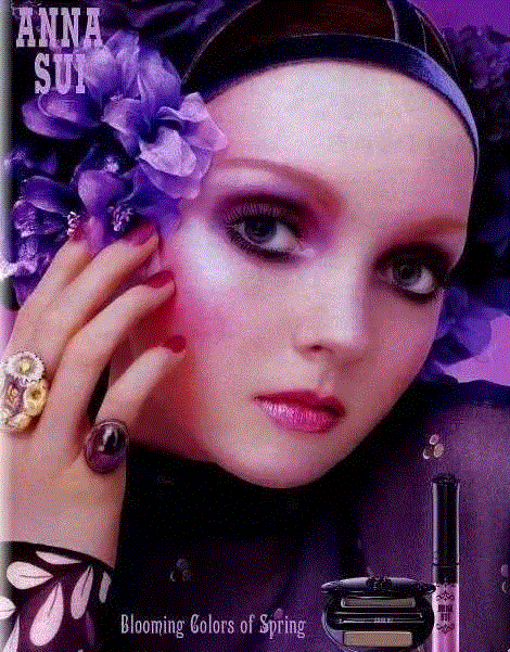ANNA SUIcosmetic campaign SS 2007,Fashion｜超模们的私生活,超模,Fashion｜,私生活,模特,PRADA,时尚,编程,品牌,Sasha,Lily