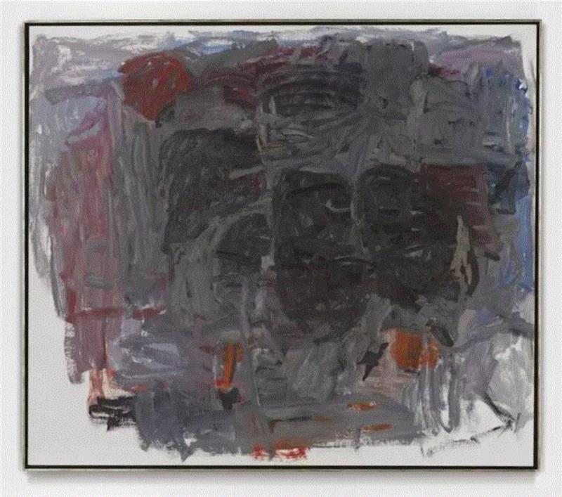 ▲  菲利普·加斯顿，《一致 I》（Accord I），1962，布面 油画，172.72