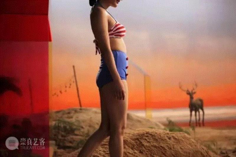 天色·新女性 摄影彩色喷墨打印，2014，120X180cm&nbsp;版权归艺术家杨福东所有,杨福东镜头下，中国知识分子的孤独 ,当代艺术,影像,杨福东