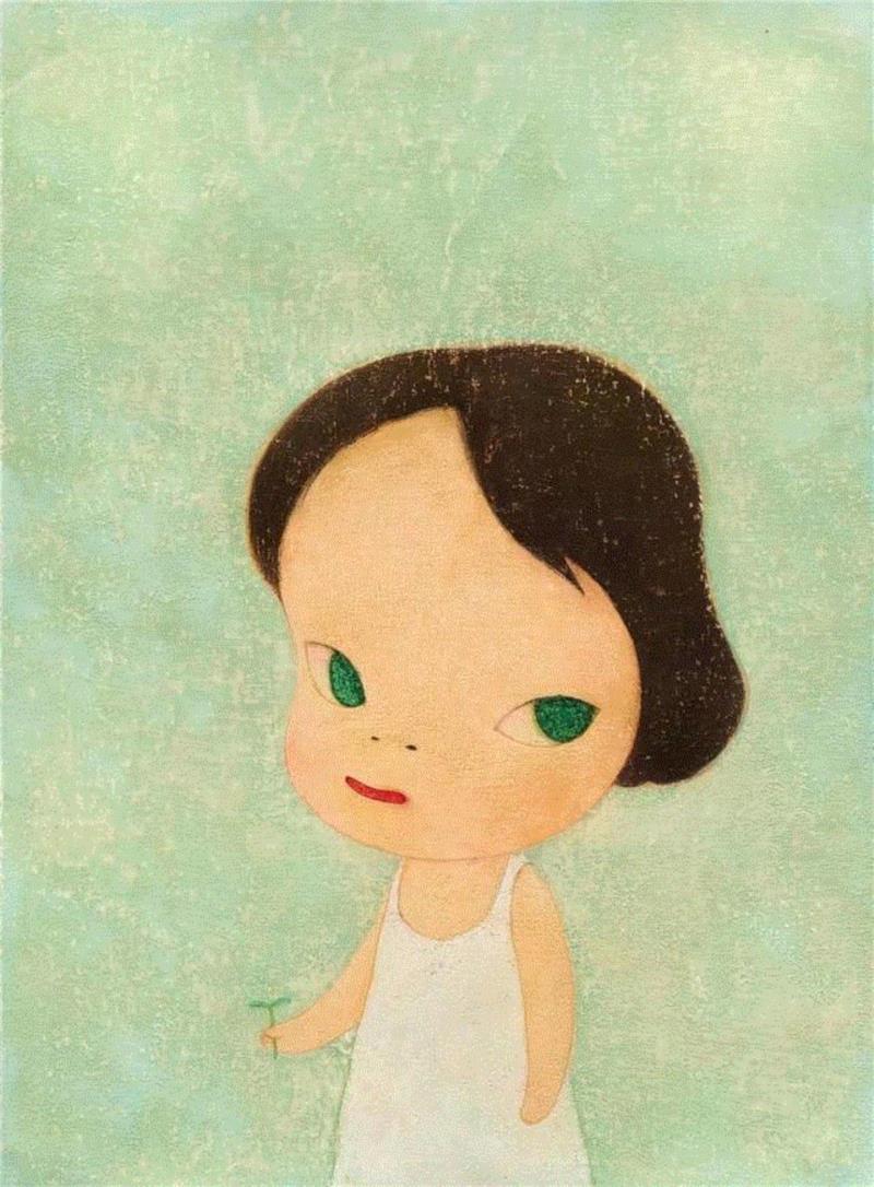 他用极度孤独、悲观的「怪小孩」，治愈了全世界的成人,小孩,悲观,治愈,成人,奈良美智,小女孩,大头娃娃,私房,叛逆,日本