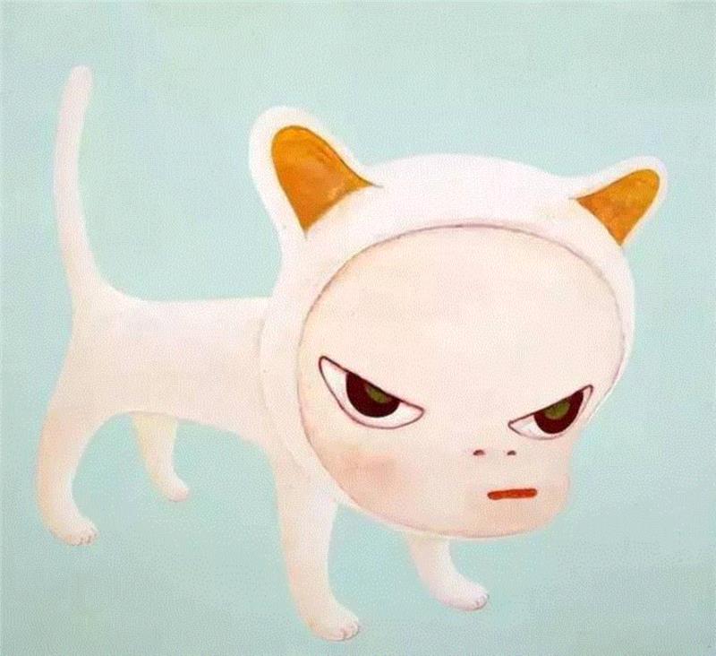 他用极度孤独、悲观的「怪小孩」，治愈了全世界的成人,小孩,悲观,治愈,成人,奈良美智,小女孩,大头娃娃,私房,叛逆,日本