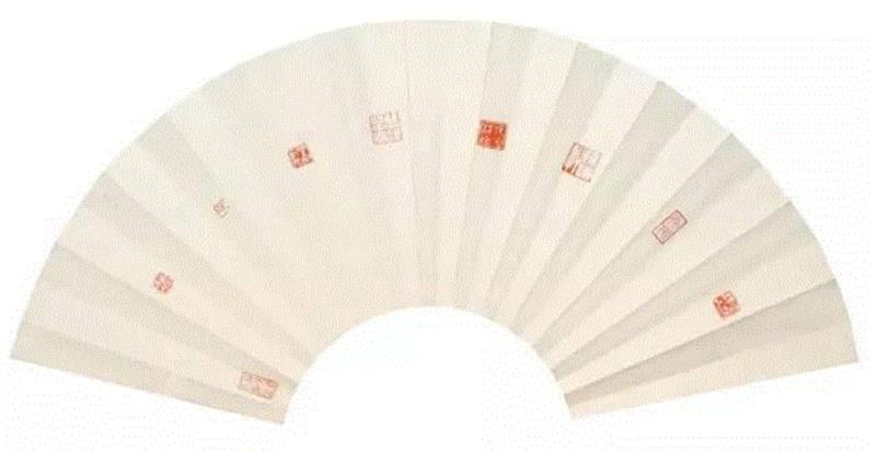 【古韵今声】西泠印社藏历代印章原拓题跋扇面展（一）,西泠印社,扇面,印章,题跋,古韵,朱文,白文,西泠,邓石如,篆刻