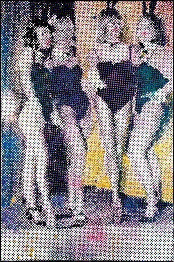 Bunnies ,1966 ,Oil on canvas ,150 x 100 cm.,西格玛尔·波尔克 | 艺术界的炼金师,西格玛尔·波尔克,艺术界,波尔克,德国,canvas,西格玛尔,Dispersion,paint,fabric,曝光