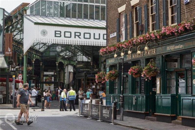 Borough Market距离泰特现代艺术馆不远。这个布局复杂的市场里既有当地美食，也有国际特色。