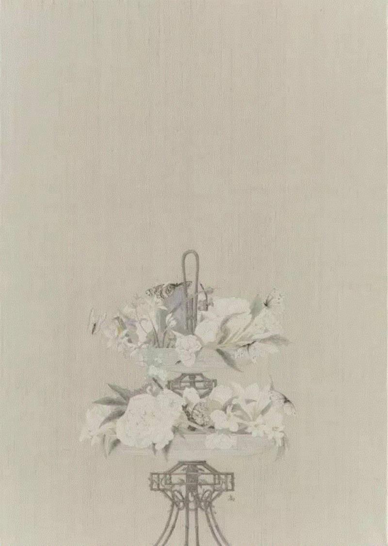 高茜,『花笺记』－高茜作品展,高茜,花笺记,纸本设色,中国艺术研究院,北京,Chinese,上海美术馆,Graduated,Arts,with