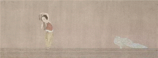 高茜,『花笺记』－高茜作品展,高茜,花笺记,纸本设色,中国艺术研究院,北京,Chinese,上海美术馆,Graduated,Arts,with