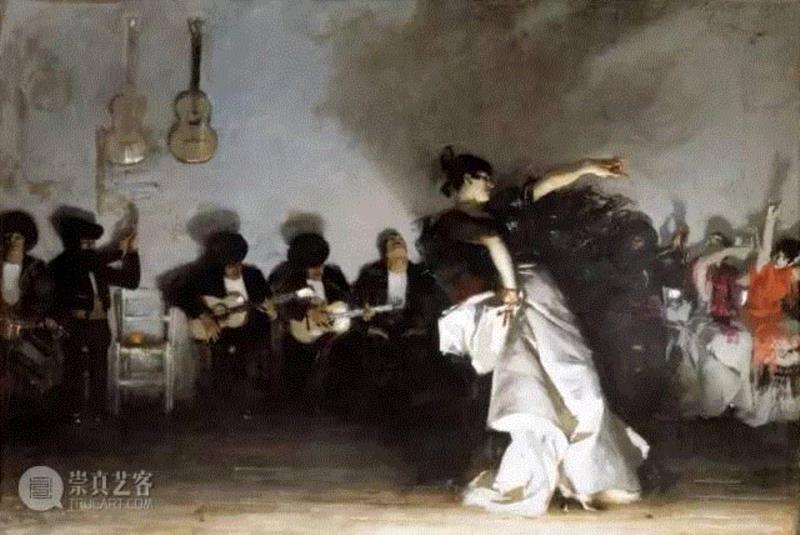 ▲&nbsp;John Singer Sargent,&nbsp;El Jaleo, 1882, v