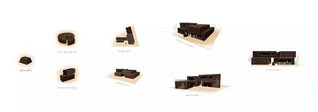 平面图,台湾可可共和国：纯纯的巧克力建筑 / HAO Design,巧克力,建筑,台湾,共和国,纯纯,HAO,Design,Cheese,用餐,ArchDaily