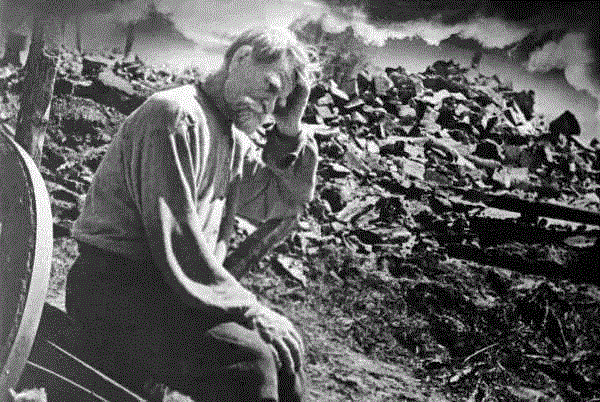 1943 年，一个乌克兰村民坐在被德军烧毁的房子前 ,一位差一点成为布罗茨基的搅局者 | 单读,布罗茨基,单读,利莫诺夫,俄罗斯,苏联,诗人,国家,作家,苦难,埃列娜