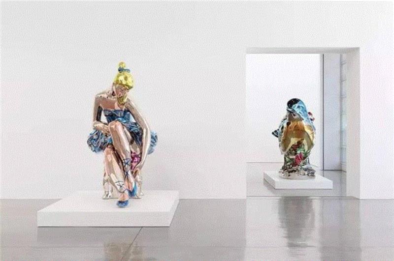 带“球”的蒙娜丽莎 | 杰夫·昆斯,蒙娜丽莎,杰夫·昆斯,昆斯,凝视球,杰夫,Gazing,Koons,Ball,Jeff,Gagosian