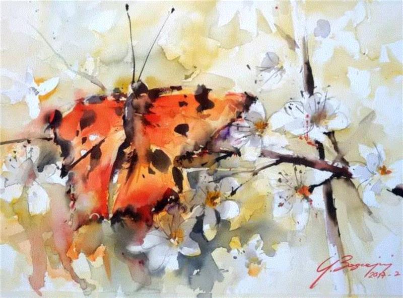 水彩画、意境美 | 意大利画家Giuliano Boscaini作品,意大利画家,Giuliano,Boscaini,水彩画,意境美,琅沐创意年代,意大利,图尔特,城市风景,肖像画