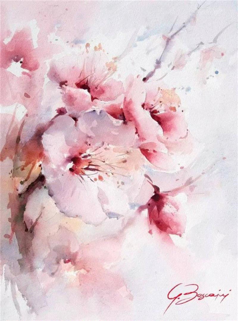 水彩画、意境美 | 意大利画家Giuliano Boscaini作品,意大利画家,Giuliano,Boscaini,水彩画,意境美,琅沐创意年代,意大利,图尔特,城市风景,肖像画