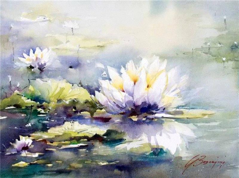 水彩画、意境美 | 意大利画家Giuliano Boscaini作品,意大利画家,Giuliano,Boscaini,水彩画,意境美,琅沐创意年代,意大利,图尔特,城市风景,肖像画