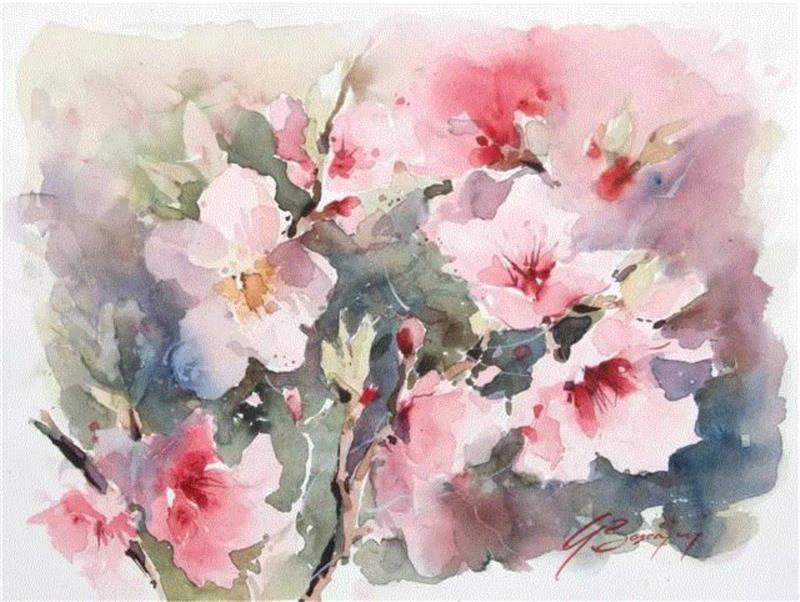 水彩画、意境美 | 意大利画家Giuliano Boscaini作品,意大利画家,Giuliano,Boscaini,水彩画,意境美,琅沐创意年代,意大利,图尔特,城市风景,肖像画