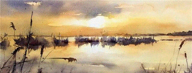 水彩画、意境美 | 意大利画家Giuliano Boscaini作品,意大利画家,Giuliano,Boscaini,水彩画,意境美,琅沐创意年代,意大利,图尔特,城市风景,肖像画