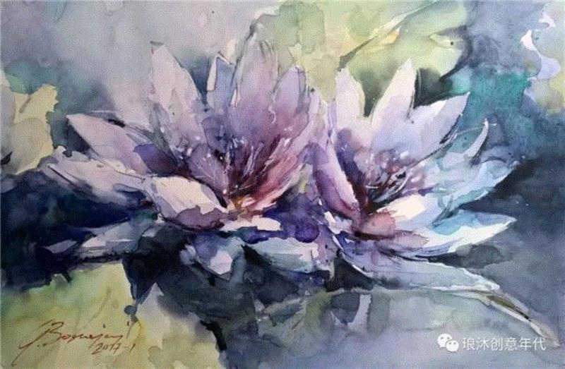 水彩画、意境美 | 意大利画家Giuliano Boscaini作品,意大利画家,Giuliano,Boscaini,水彩画,意境美,琅沐创意年代,意大利,图尔特,城市风景,肖像画