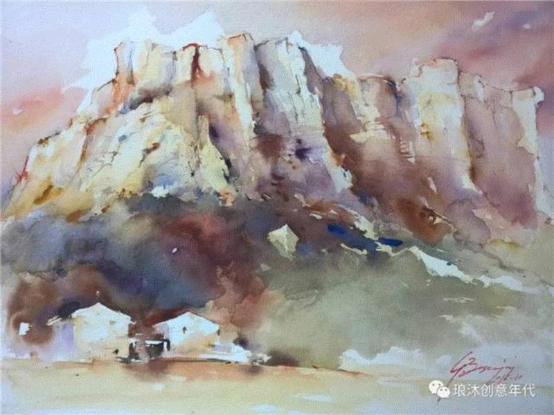 水彩画、意境美 | 意大利画家Giuliano Boscaini作品,意大利画家,Giuliano,Boscaini,水彩画,意境美,琅沐创意年代,意大利,图尔特,城市风景,肖像画