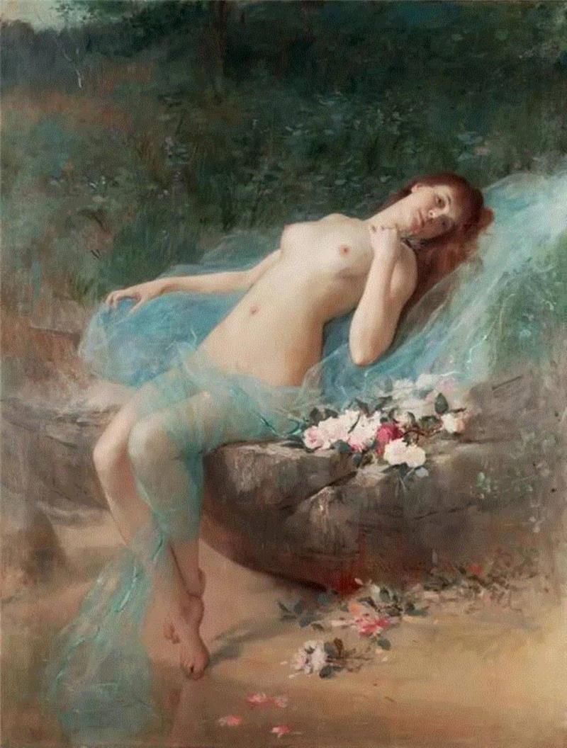 人体艺术 | 追随自己的内心创作 , 画家Vlaho-Bukovac作品