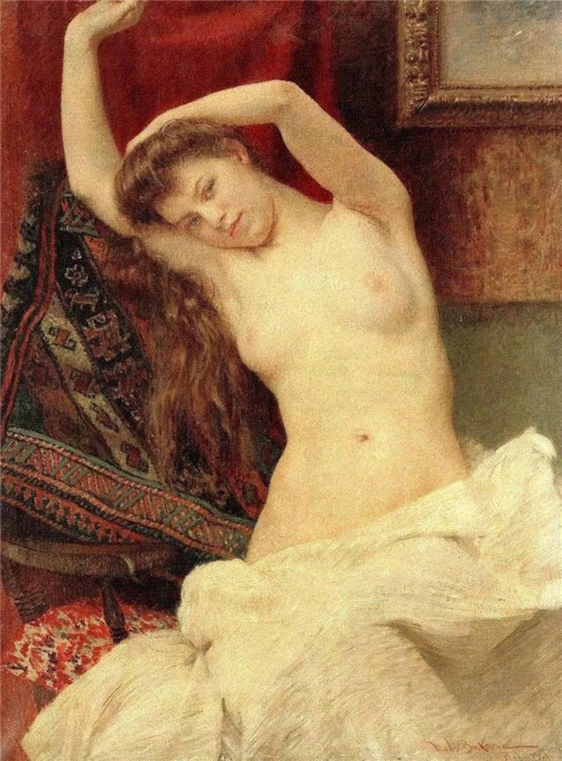 人体艺术 | 追随自己的内心创作 , 画家Vlaho-Bukovac作品