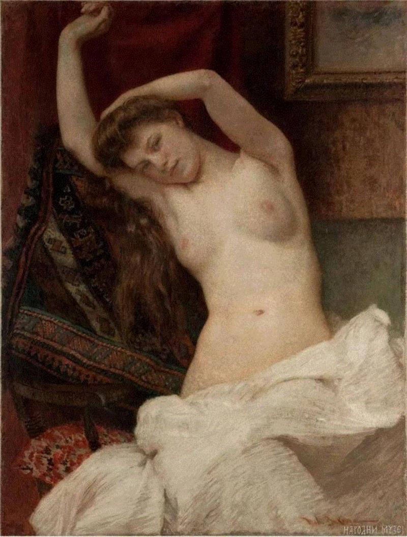 人体艺术 | 追随自己的内心创作 , 画家Vlaho-Bukovac作品