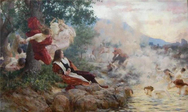 人体艺术 | 追随自己的内心创作 , 画家Vlaho-Bukovac作品